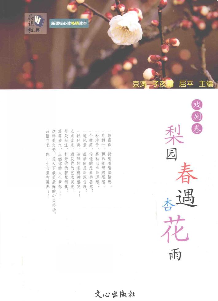 梨园春遇杏花雨  戏剧卷 封面