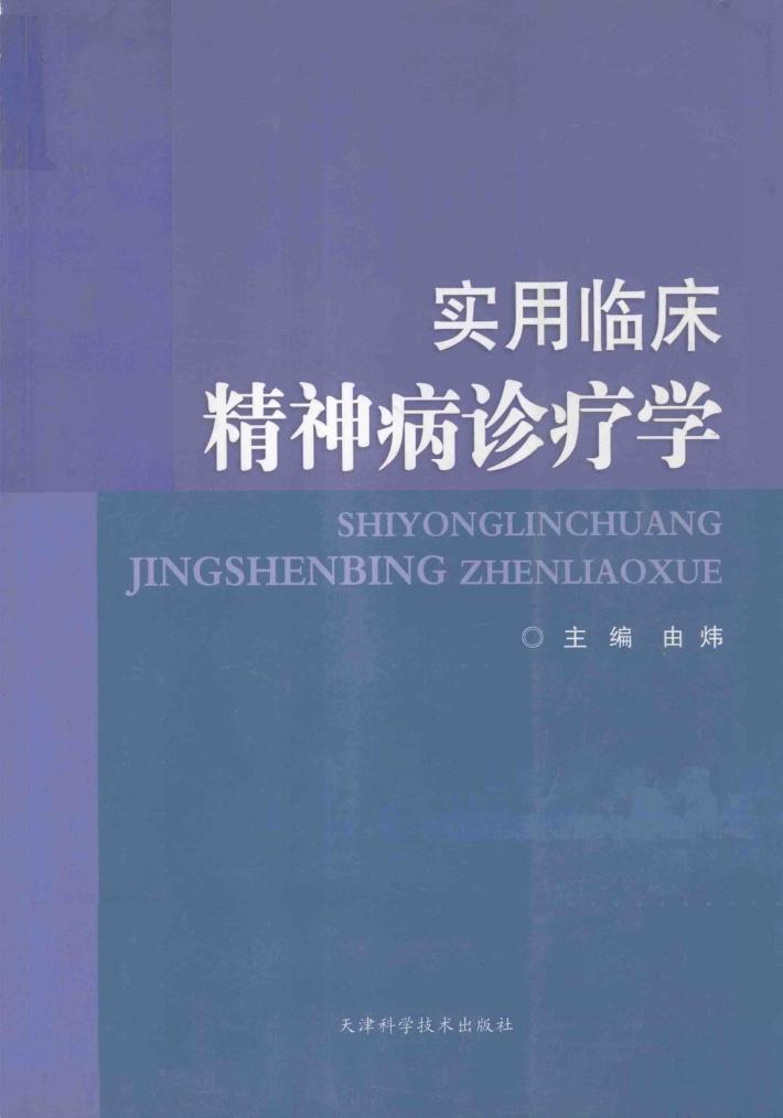 实用临床精神病诊疗学 封面
