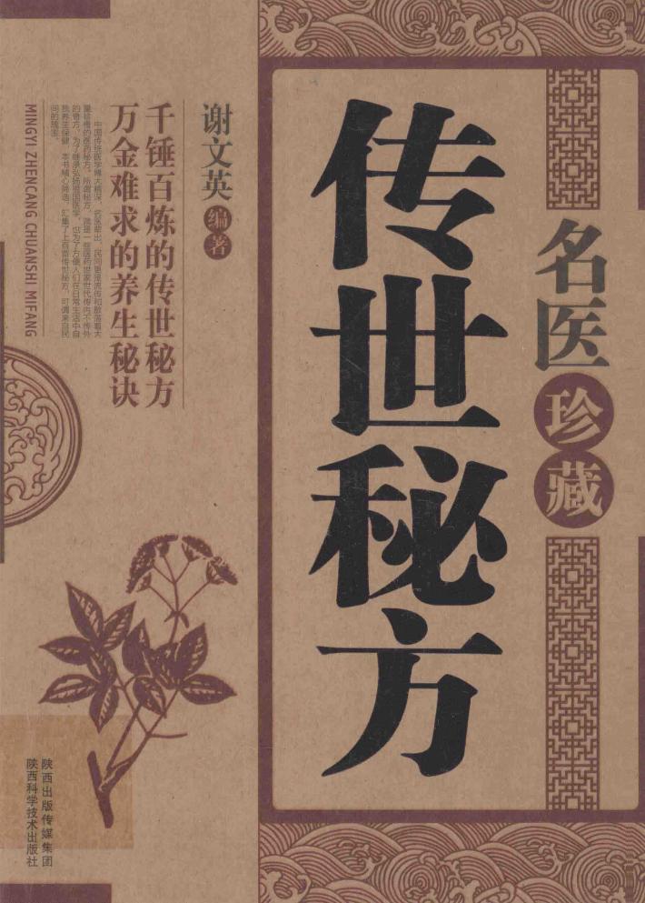 名医珍藏传世秘方 封面