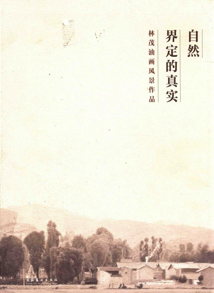 自然界定的真实  林茂油画风景作品 封面
