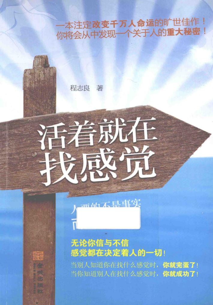 活着就在找感觉  人要的不是事实而是感觉 封面