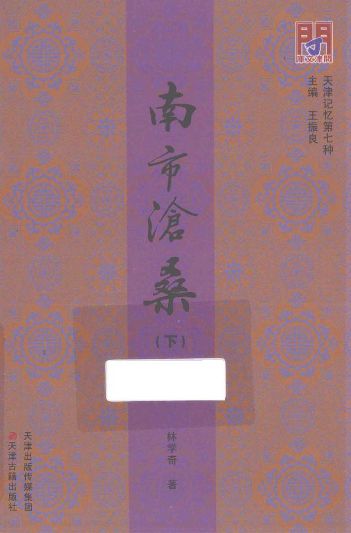 南市沧桑  下 封面