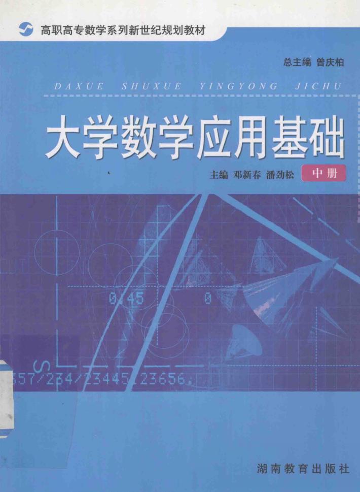 大学数学应用基础  中 封面