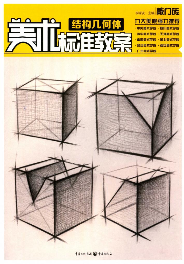 美术标准教案  结构几何体 封面