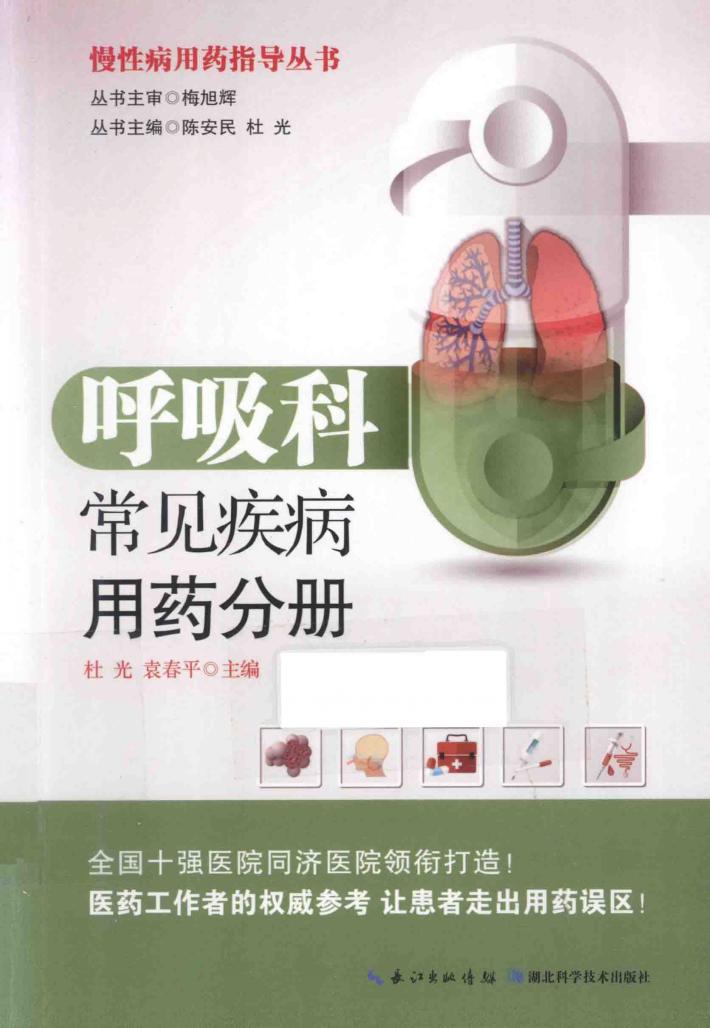 慢性病用药指导丛书  呼吸科常见疾病用药分册 封面