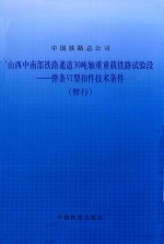 山西中南部铁路通道30吨轴重重载铁路试验段  弹条VI型扣件技术条件（暂行） 封面