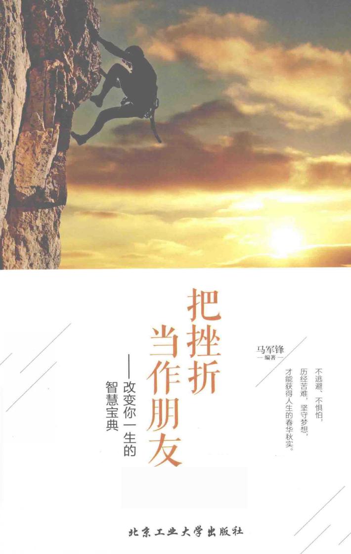 把挫折当作朋友  改变你一生的智慧宝典 封面