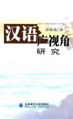汉语广视角研究 封面