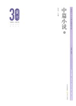 《黄河》三十周年精品文库  中篇小说  4 封面