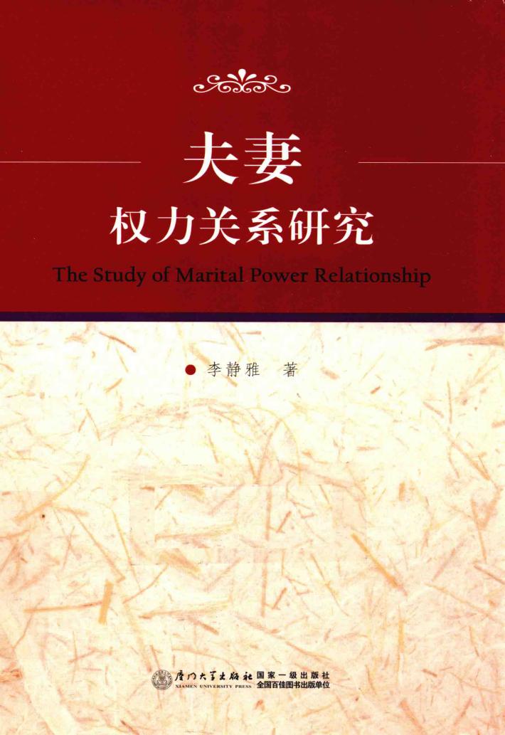 夫妻权力关系研究 封面