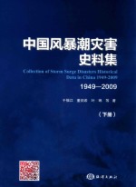 中国风暴潮灾害史料集  1949-2009  下 封面
