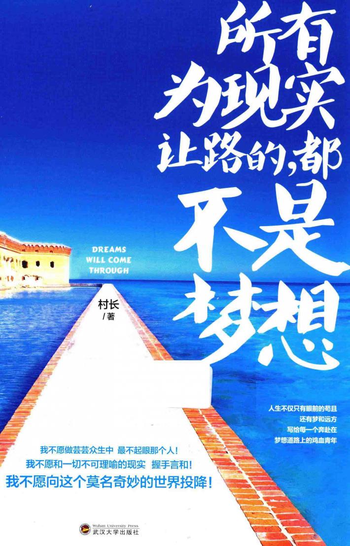所有为现实让路的，都不是梦想 封面