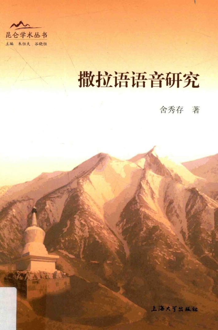 撒拉语语音研究 封面