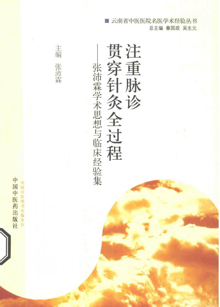 注重脉诊  贯穿针灸全过程  张沛霖学术思想与临床经验集 封面