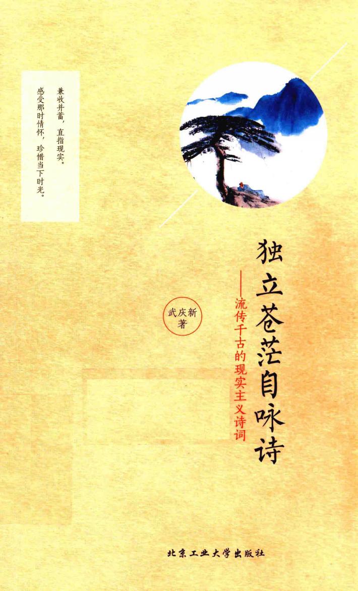 独立苍茫自咏诗  流传千古的现实主义诗词 电子书封面