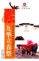 浙江省非物质文化遗产代表作丛书  九华立春祭 封面