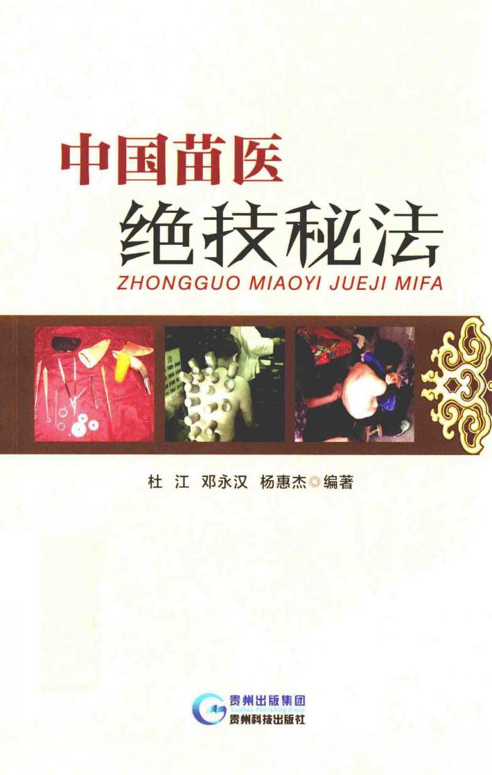 中国苗医绝技秘法 封面