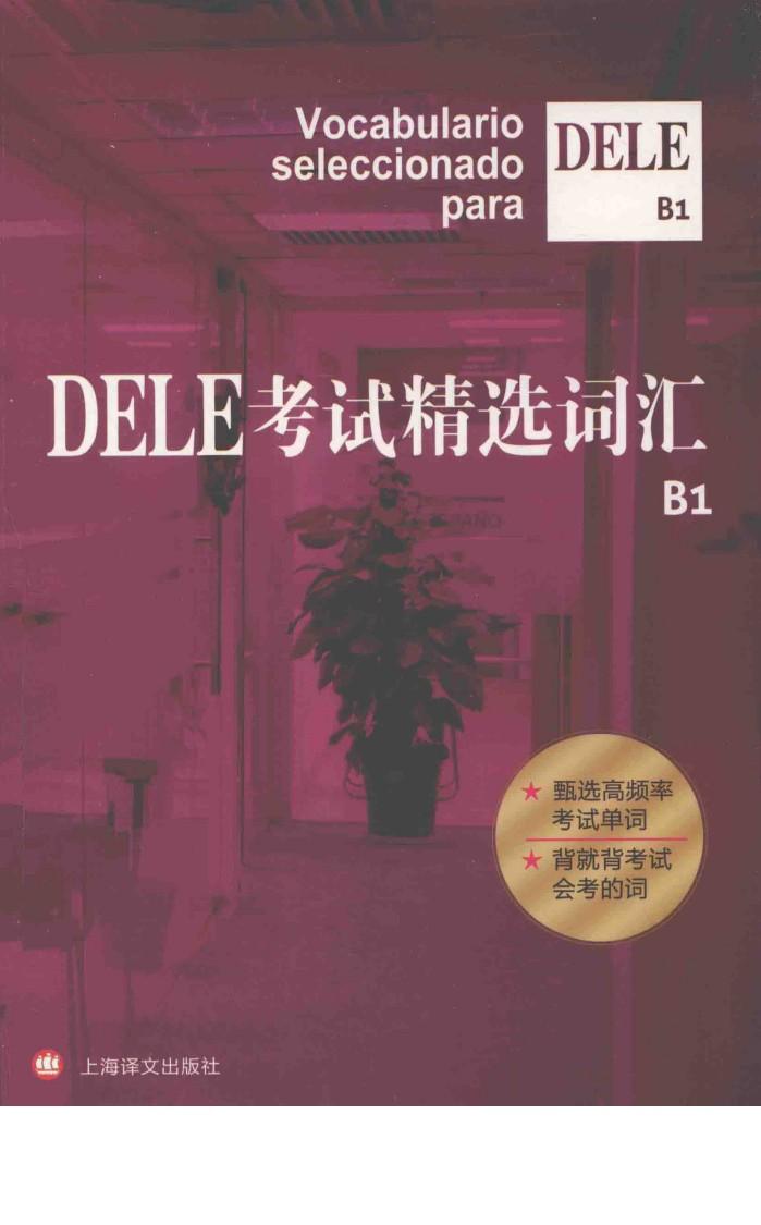 DELE考试精选词汇  B1 封面