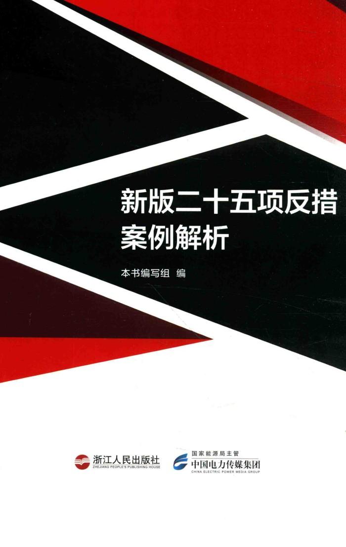 新版二十五项反措案例解析 封面