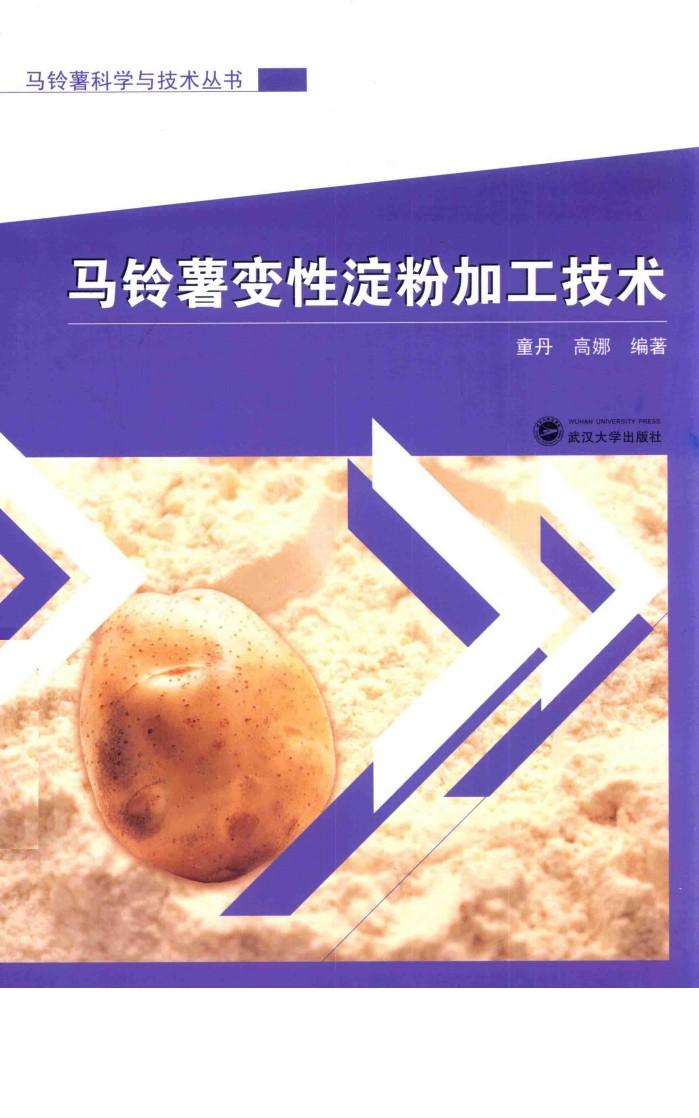 马铃薯变性淀粉加工技术 封面