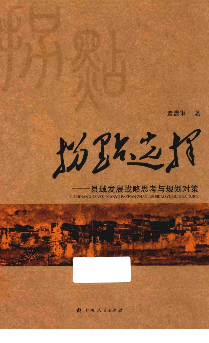 拐点选择  县域发展战略思考与规划对策 封面