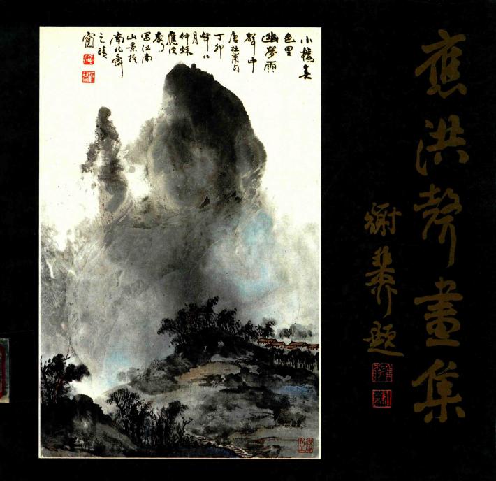 应洪声画集 封面