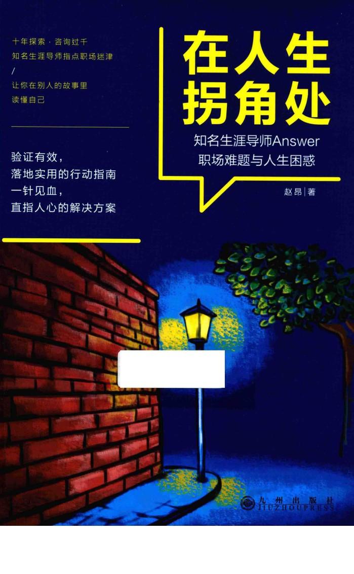 在人生拐角处  知名生涯导师answer职场难题与人生困惑