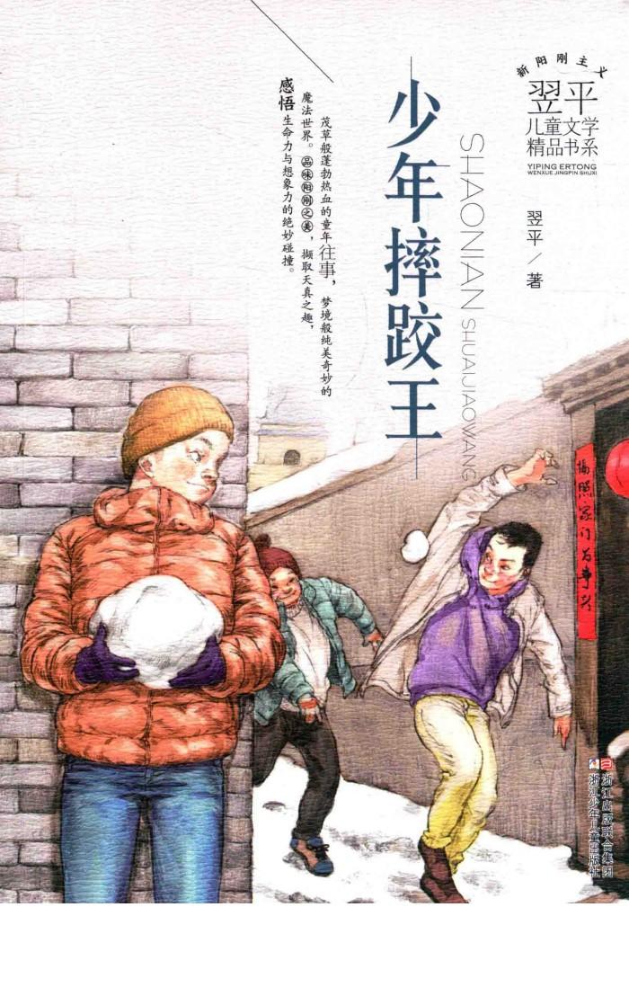 翌平儿童文学精品书系  少年摔跤王 封面