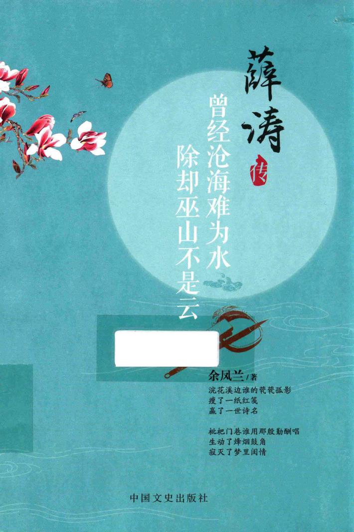 曾经沧海难为水  除却巫山不是云  薛涛传 封面