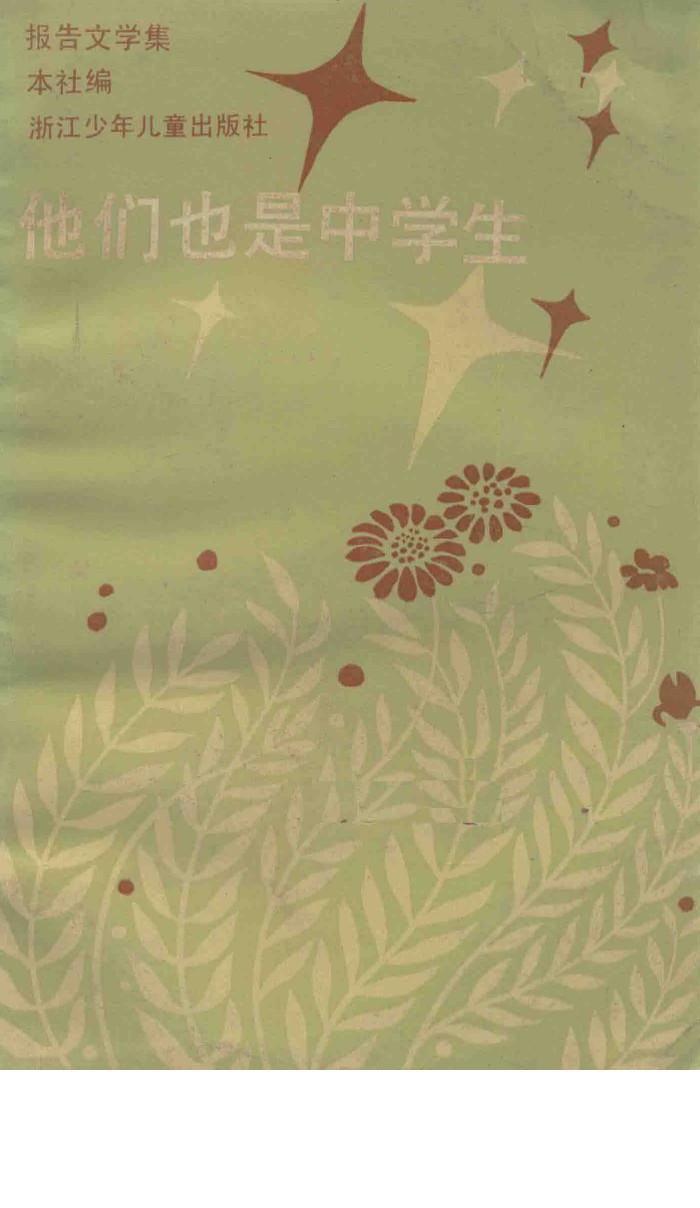 他们也是中学生 封面