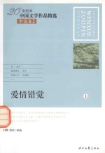 20世纪末文学作品精选  中篇小说卷  2  爱情错觉  上 封面