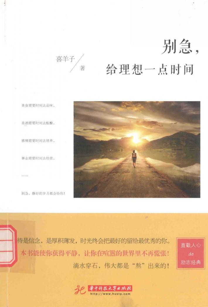 别急，给理想一点时间 封面