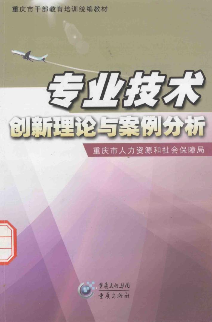 专业技术创新理论与案例分析 封面