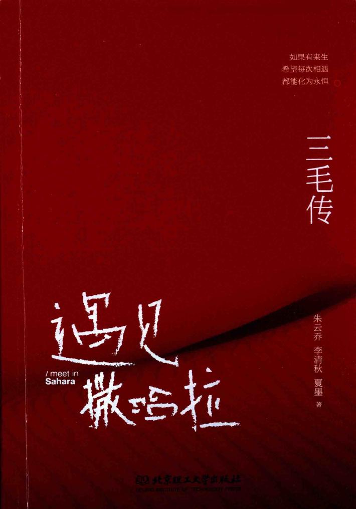遇见  撒哈拉  三毛传 封面