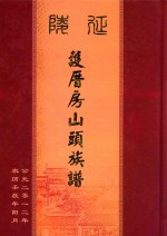 陵延护厝房山头族谱 封面
