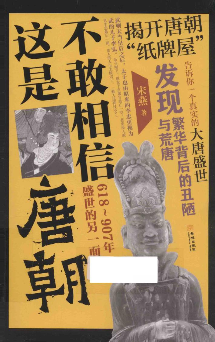 不敢相信这是唐朝  618-907年盛世的另一面 封面