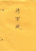 将军恨 封面