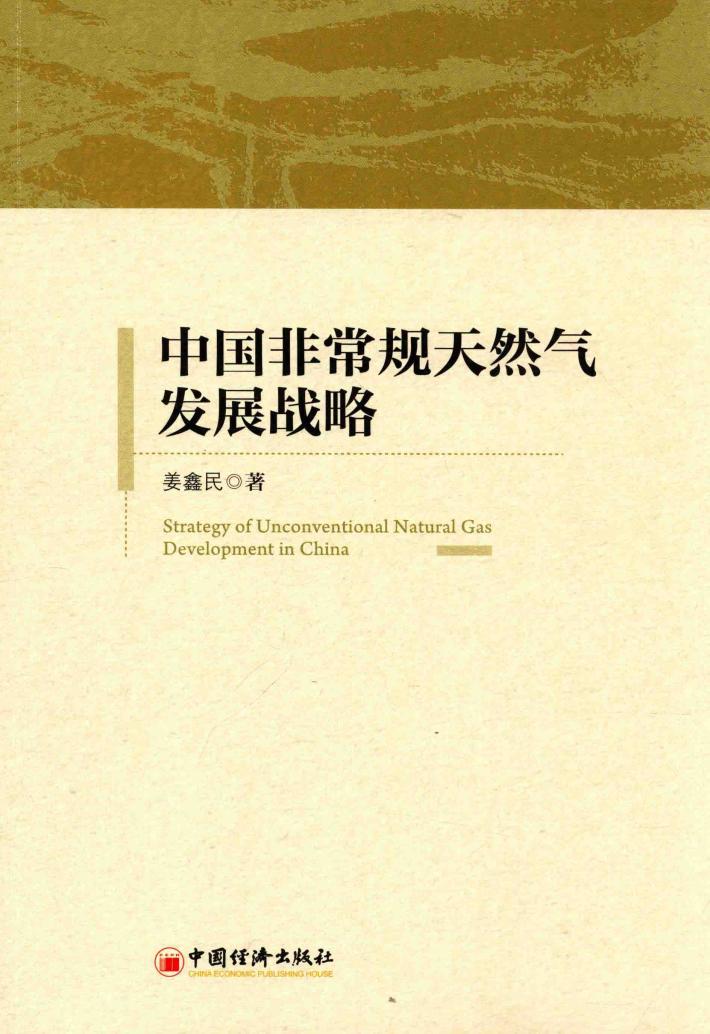 中国非常规天然气发展战略 封面