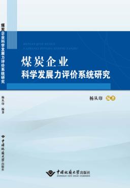 煤炭企业科学发展力评价系统研究 封面