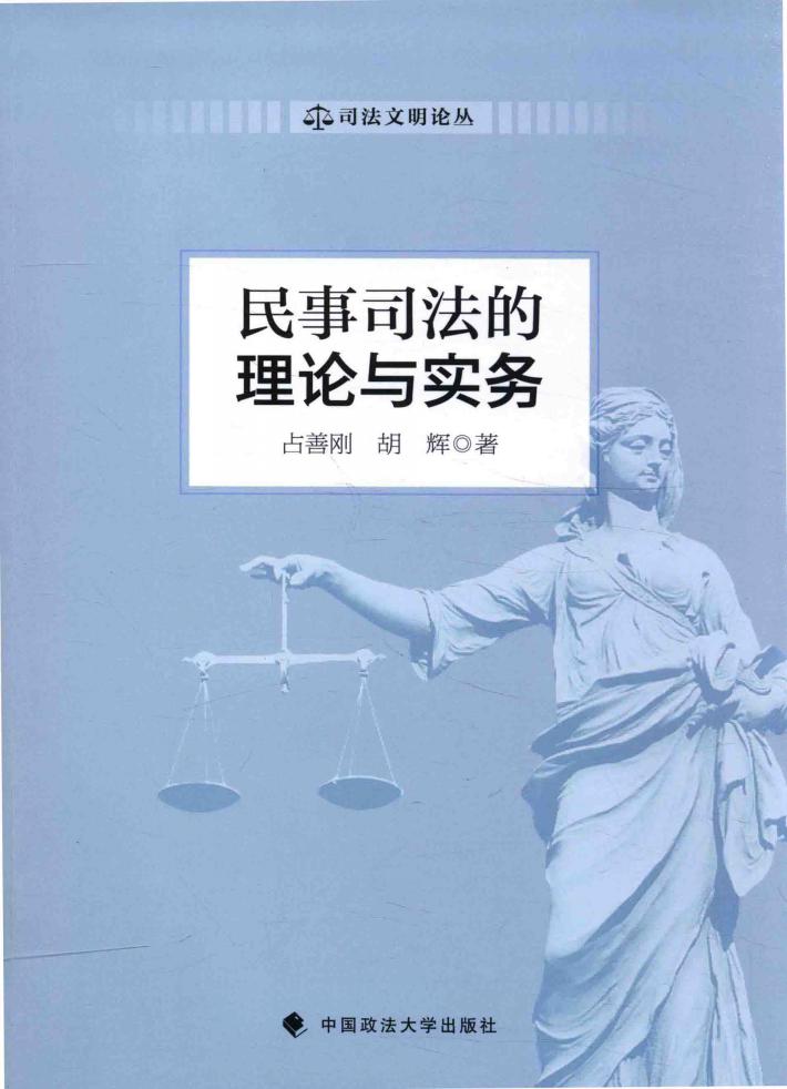 民事司法的理论与实务 封面