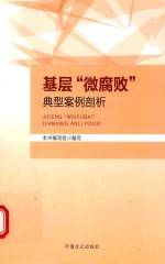 基层微腐败典型案例剖析 封面
