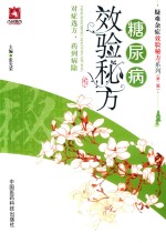 疑难杂症效验秘方系列  第2辑  糖尿病效验秘方 封面