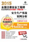 2015全国注册安全工程师执业资格考试历年真题  押题试卷  安全生产事故案例分析 封面