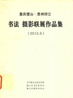 重庆璧山  贵州印江  书法  摄影联展作品集 封面