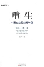 重生  中国企业的战略转型  施炜  著 封面
