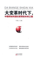 大变革时代下，中国将如何通往繁荣的未来之路 封面