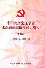 中国共产党辽宁省本溪市溪湖区组织史资料  第4卷  2002.12-2012.12 封面