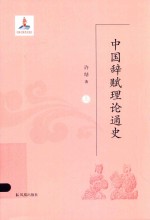 中国辞赋理论通史  上 封面