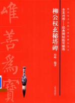 经典碑帖临写辅导  柳公权玄秘塔碑  全本对照 封面