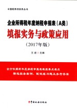 企业所得税年度纳税申报表  A类  填报实务与政策应用  2017年版 封面